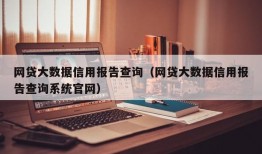 网贷大数据信用报告查询（网贷大数据信用报告查询系统官网）